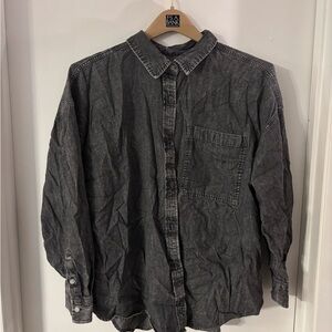SO Women's Black Denim Shirt